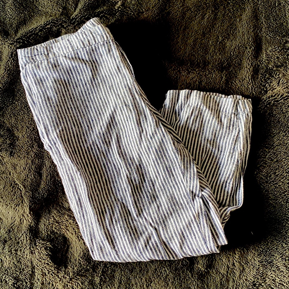 Old Navy Harper Pull On Blue Strip Pant